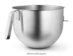 7-литрова полирана купа, сертифицирана от NSF, с j дръжка неръждаема стомана 462TT133 приставки и аксесоари KitchenAid