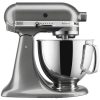 занаятчийска серия 5 квартов миксер с наклонена глава медальон сребро 462TT40 уреди KitchenAid